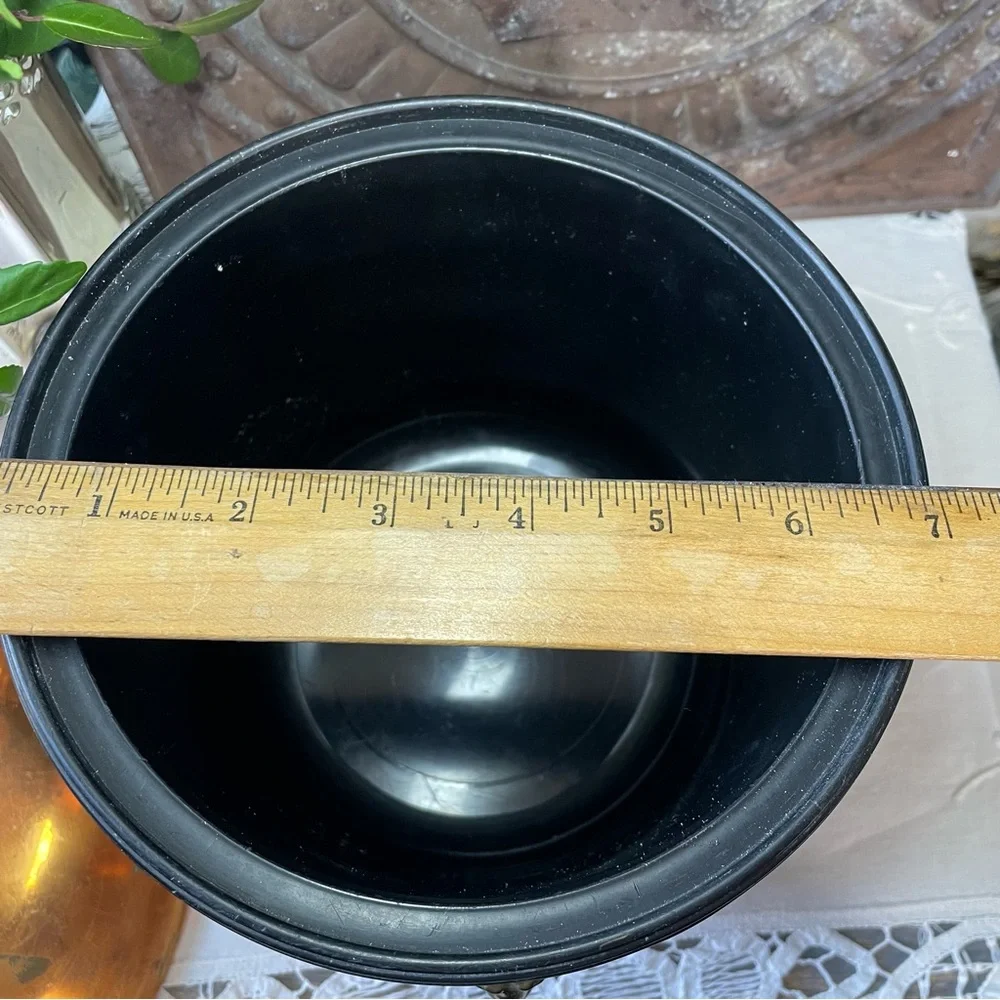 Vintage Copper Gold lions head ice bucket barware